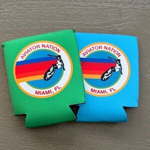 NWOT, Aviator Nation Drink Koozie pair